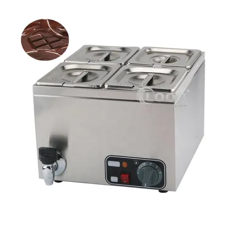 4 Tank Fast Heating Chocolate Melting Machine Hot Chocolate Warmer Equipment Used 220v for Hotels