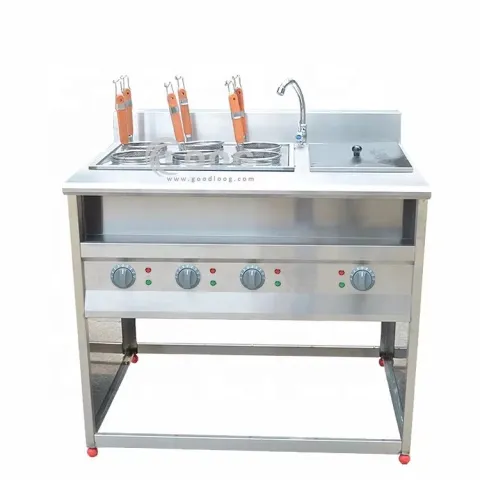 Commercial Kitchen Equipment Used 220V Electric Pasta Cooker Machine Bain Marie Manufactured Professional Pasta Boiler