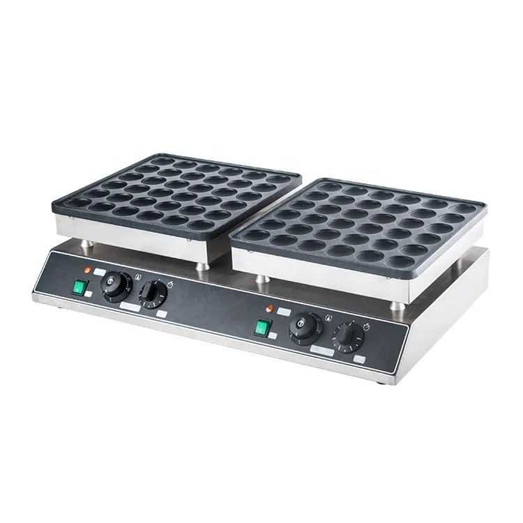 Macchina elettrica professionale per mini pancake da cucina per catering con 72 fori