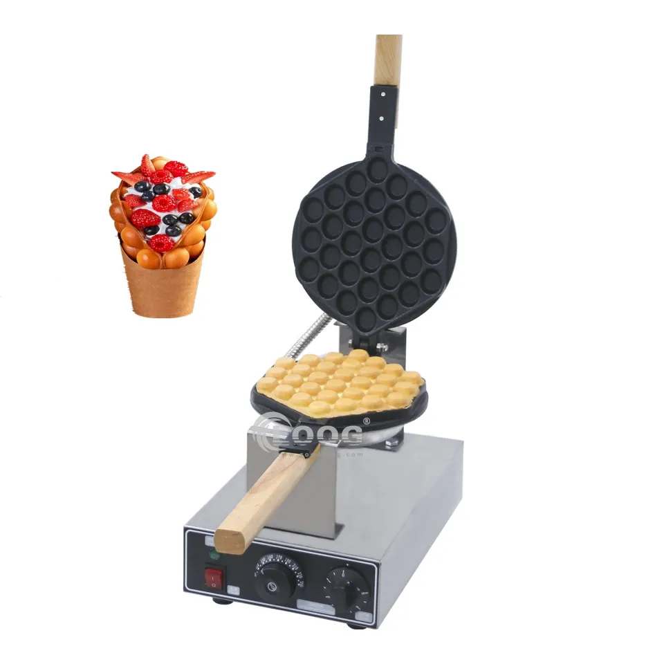 Fast Food Kitchen Equipment 110V 220V Egg Puff Making Machine Commercial Egg Bubble Waffle Maker