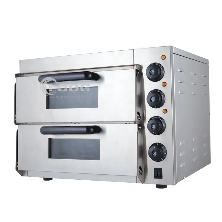 Best Quality Double Layer Pizza Maker Cake Baking Oven Electric Pizza Oven Stainless Steel Commercial Pizza Oven Maker for Sale