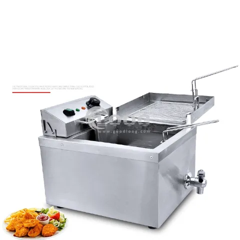 Commercial 220V Donut Fryer Stainless Steel Chicken Frying Machine for Restaurant Use