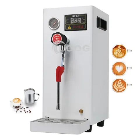 Professional 110V 220V Electric Manual Milk Steamer Frother Best Commercial Stainless Steel Milk Steamer Machine for Business