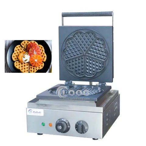 Hot Selling Stainless Steel Mini Waffle Machine Electric Waffle Maker Machine Commercial