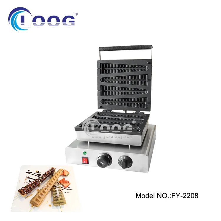 Commercial Electric Lollypop Waffle Baker With Stick Lolly Waffle Maker Machine