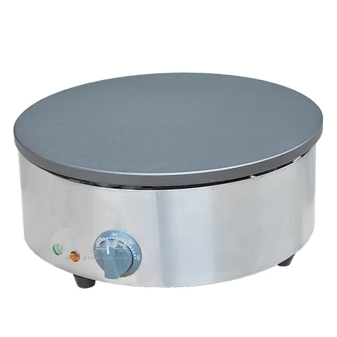 Snack Machines Custom Stainless Steel Commercial Crepe Maker Electric Round Pancake Maker Supplier