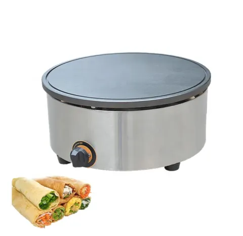 Commercial Gas Pancake Machine Crepe Maker Machine 2800Pa Gas Crepe Machine Maker for Sale