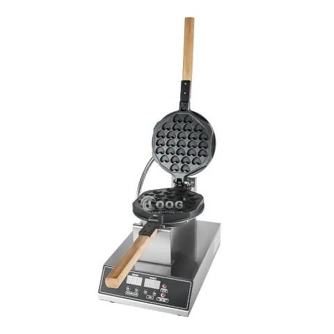 Professional New Digital Bubble Egg Waffle Machine Commercial Heart Shaped Hongkong Egg Waffle Maker