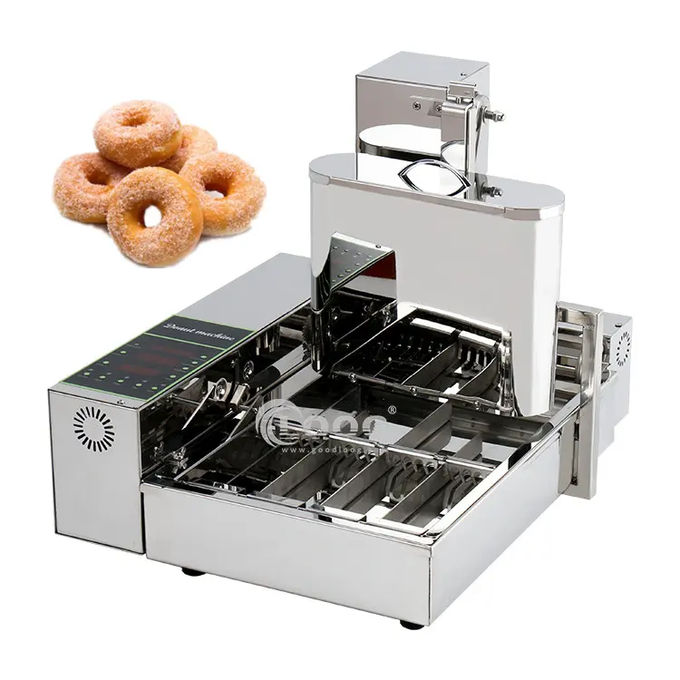 New Design Mini Automatic Electric Nutty Donut Maker Food Machinery Donut Frying Machine for Small Industries