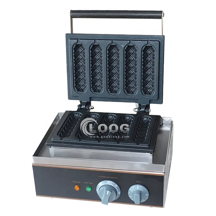 Macchina per Waffle Croccanti a Bastoncino Goodloog - Elettrica 220 V per Hot Dog, Fornitori di Apparecchiature da Cucina