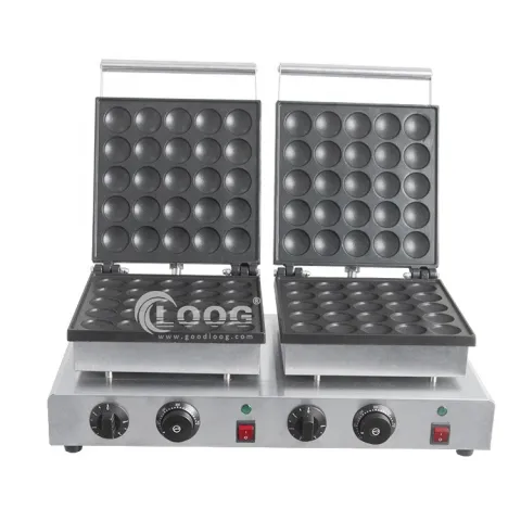 Popular Snack Equipment Electric Mini Pancake Maker Commercial Stainless Steel Poffertjes Machine