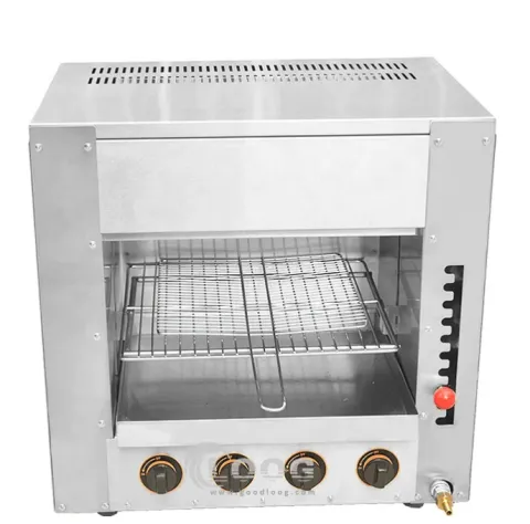 Commercial Countertop Gas Infrared Salamander Grill Used Catering Equipment for High Productivity on Sale