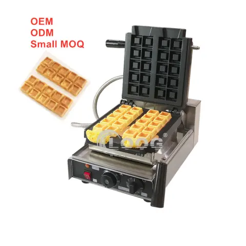 Best Mini Non-Stick Electric Waffle Maker Custom Made 220V Commercial Bite Size Professional Chinese Belgiam Deep Household