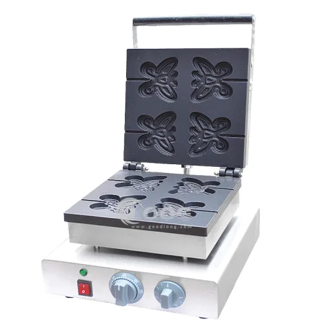 New Products Butterfly Shape Animal Waffle Maker Machine Electrical Commercial Kids Waffle Maker