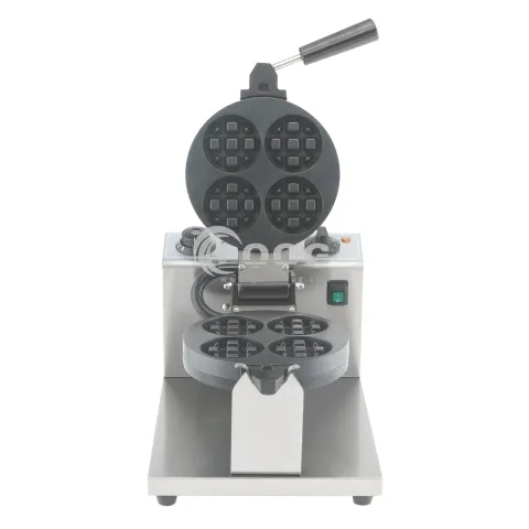 Commercial Kitchen Appliance 110V and 220V Mini Belgian Waffle Maker with Removable Plates