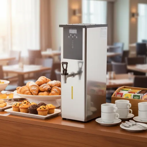 Commercial Electric Water Boiler Step-Heating Hot Water Dispenser Stainless Steel Electric Water Drinker Heater