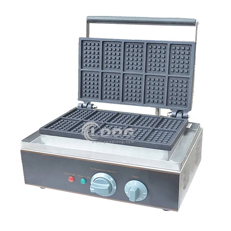 ¡Oferta! Máquina profesional comercial eléctrica para waffles belgas