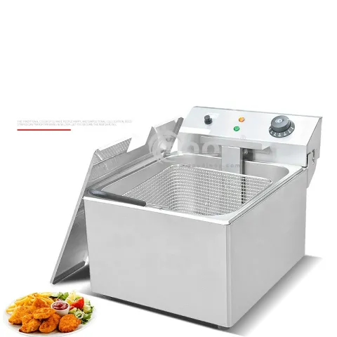 Big Capacity Deep Fryer Fast Food Kitchen Frying Machine Commercial Electric French Fries Deep Fryers