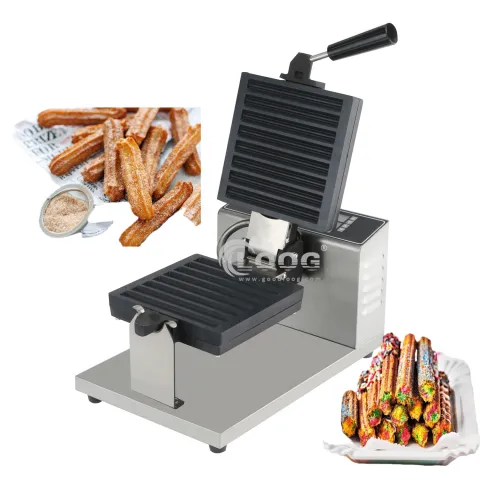 Professional Changeable Pan Waffle Maker Sticks 110V 220V Waffle Stick Machine Commercial Churros Waffle Maker for Sale