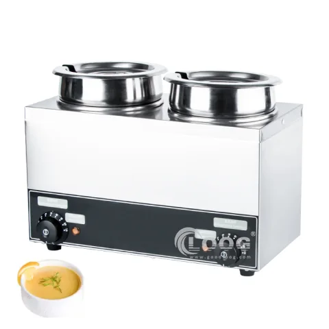 Wholesale Factory Price Stainless Steel Electric Buffet Hot Soup Food Warmer Electric Bain Marie Kitchen Equipment for Sale