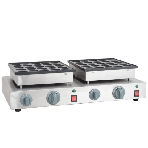 Guangzhou Snack Machine Supplier Nonstick Commercial Mini Pancake Maker Machine/  Electric Poffertjes Maker