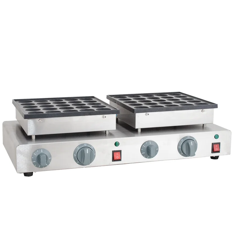 Guangzhou Snack Machine Supplier Nonstick Commercial Mini Pancake Maker Machine/  Electric Poffertjes Maker