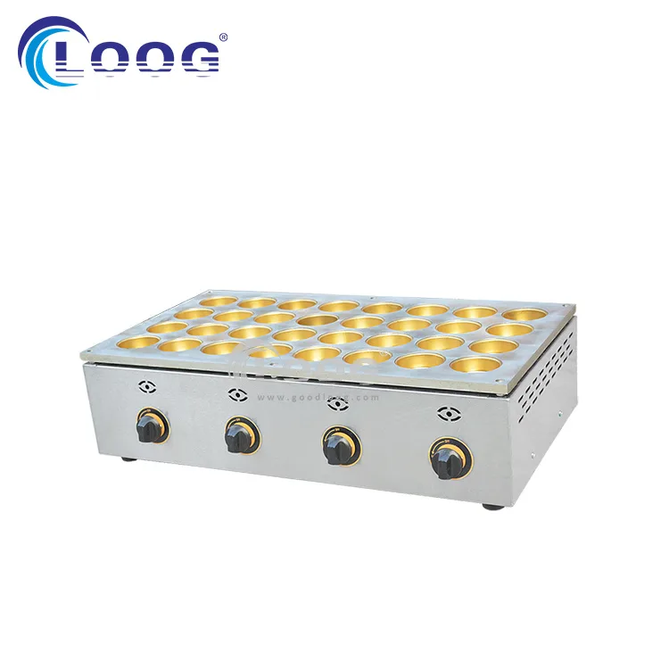 Gas 32 Holes Obanyaki Making Machine Commercial Dorayaki Waffle Maker