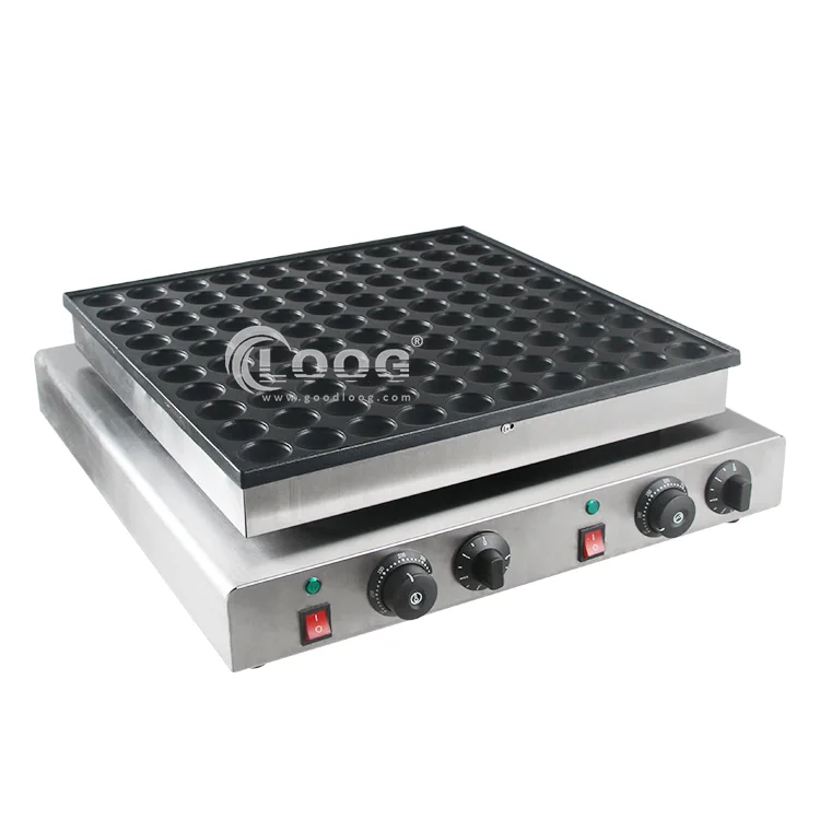Máquina profesional mini para panqueques con 100 agujeros, fabricante automático de panqueques comercial para venta al por mayor