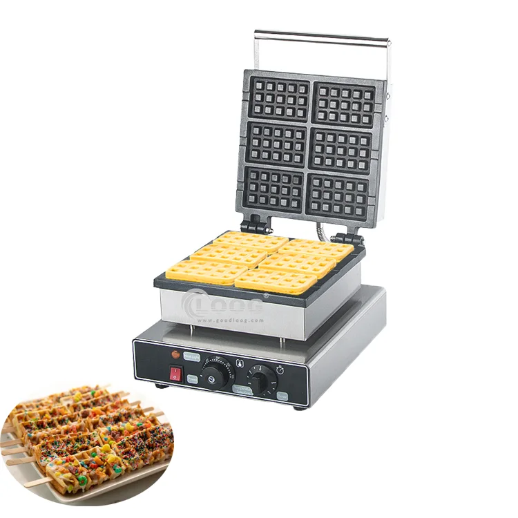 Macchina per waffle a prezzo di fabbrica con certificazione CE, mini piastra professionale per waffle in vendita