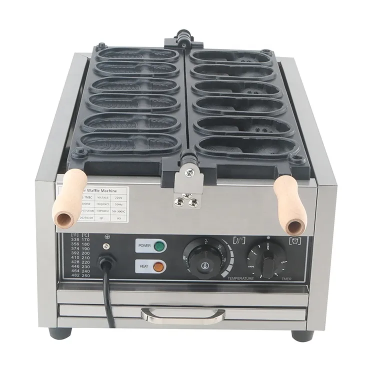 Nuovo Arrivo Macchina per Waffle e Pancake Commestibili con Forma di Crocs Produttore di Waffleria Commerciale Personalizzata