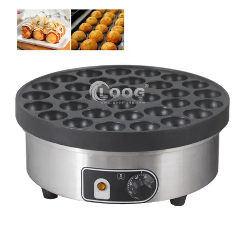 Japanese Cooking Aebleskiver Fish Balls Grill Large Automatic Commercial Use Non-Stick Electric Takuyaki Takoyaki Maker