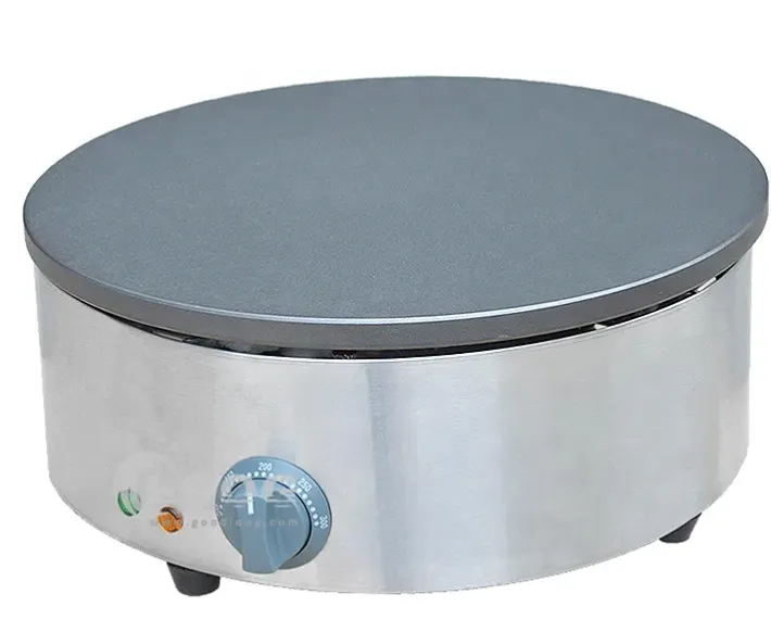 Máquina profesional eléctrica para hacer crepas de forma redonda en venta