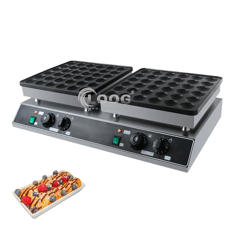 Proveedor de Máquina de Poffertjes de Alta Calidad con Revestimiento Antiadherente, Máquina para Mini Panqueques Holandeses