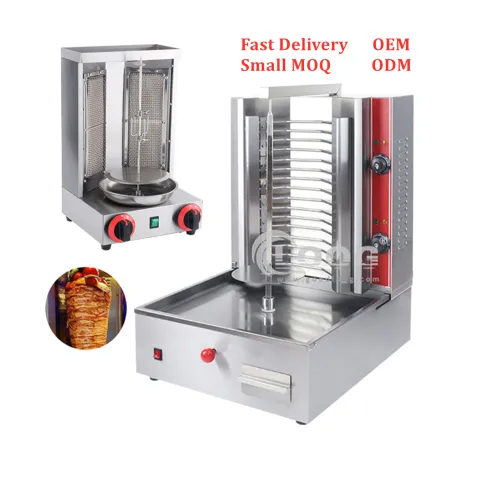 Factory Wholesale Stainless Steel Shawarma Grill 220V Electric Commercial Shawarma Machine for Hotels High Productivity