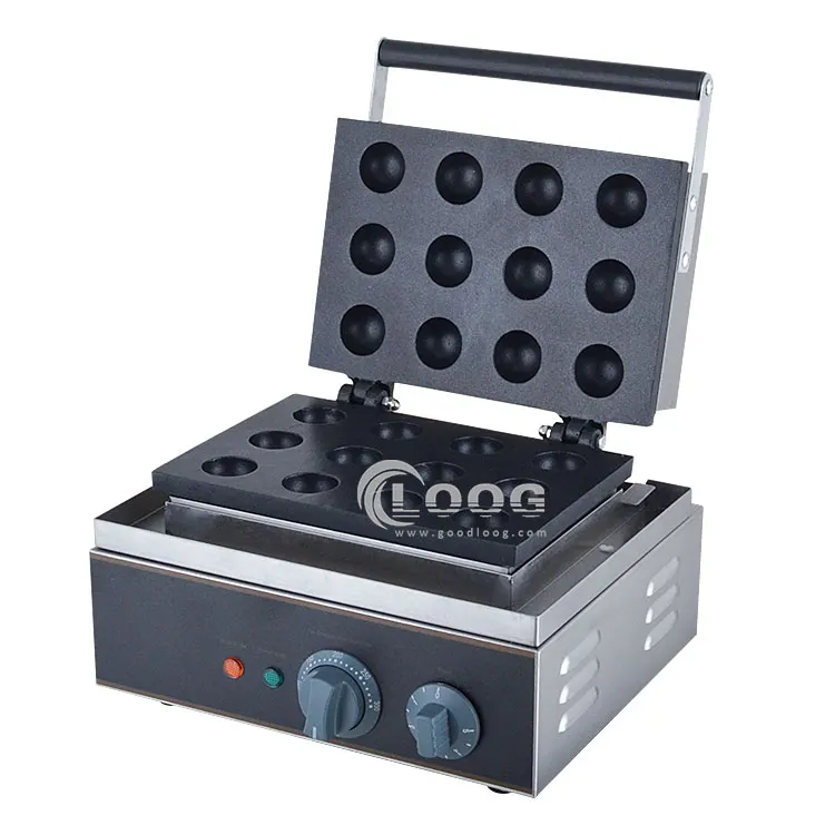 Hot Sale Aluminum Plate Commercial Waffle Ball Making Machine Electric Kaya Ball Waffle Maker
