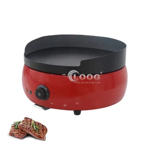 Hot Sale New Design Round Shaped Griddle Commercial Electric Griddle