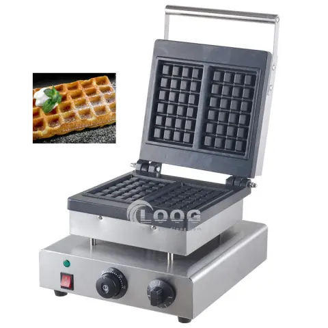 Factory Industrial Commercial Waffle Maker Machine Square Waffle Maker Stainless Steel Waffle Iron Maker
