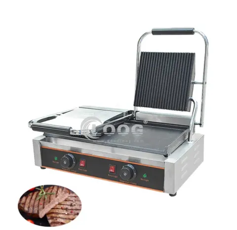 Chinese Supplier Double Sandwich Press Panini Maker Commercial Panini Grill