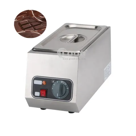 New Commercial Electric Chocolate Melting Pot Stainless Steel Mini Easy to Operate