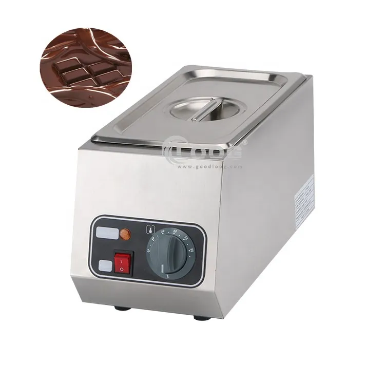 New Commercial Electric Chocolate Melting Pot Stainless Steel Mini Easy to Operate