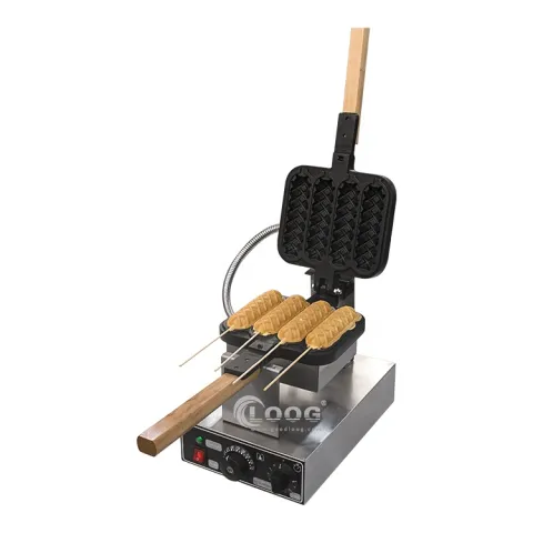 Factory Price Electric Crisp Machine 220V Waffle Hotdog Stick Maker for Commercial Use