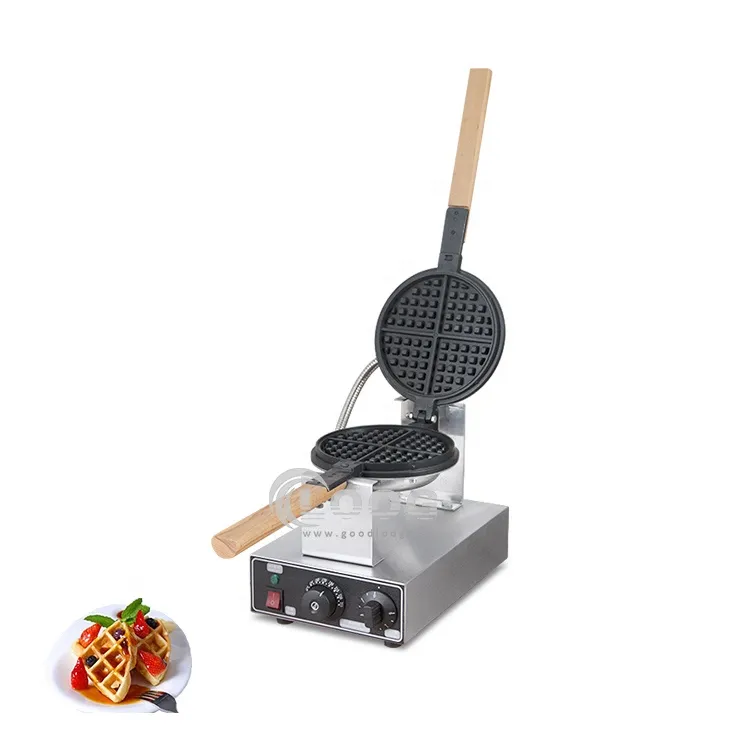 Macchina per waffle mini elettrica commerciale di alta qualità, produttore di waffle all'ingrosso per carrello alimentare