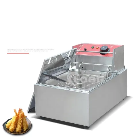 Hot Sale Restaurant Kitchen Equipment Stainless Steel Electric Fryer Chicken Frying Machine for Commercial Use
