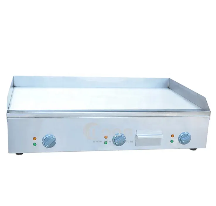 Máquina plancha completamente plana de acero inoxidable de alta eficiencia para cocina, 220 V, alta productividad