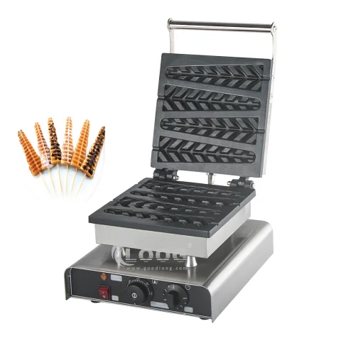 Wholesale Best Selling 4 Pieces Lollipop Waffle Maker Lolly Waffle Machine Commercial Waffle on a Stick Maker