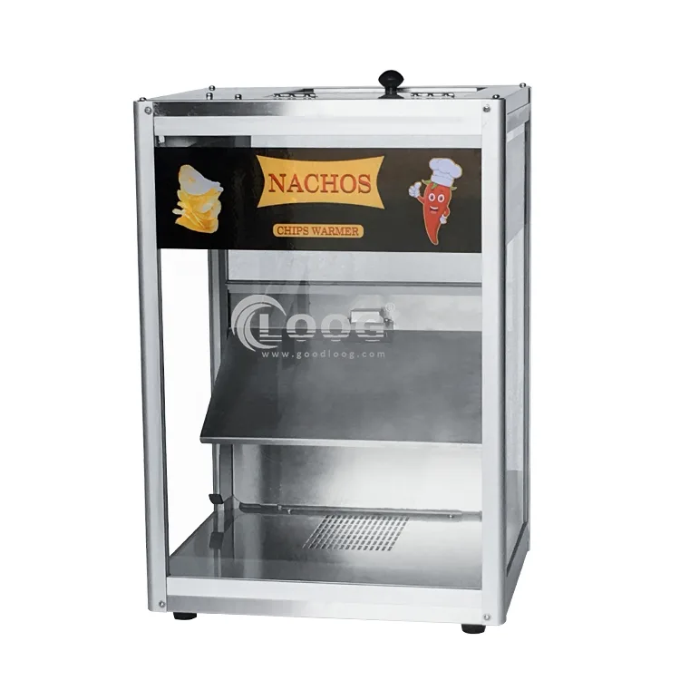 Stazione riscalda nachos in acciaio inox da fabbrica, attrezzatura da cucina riscaldante 220 V, scaldanachos