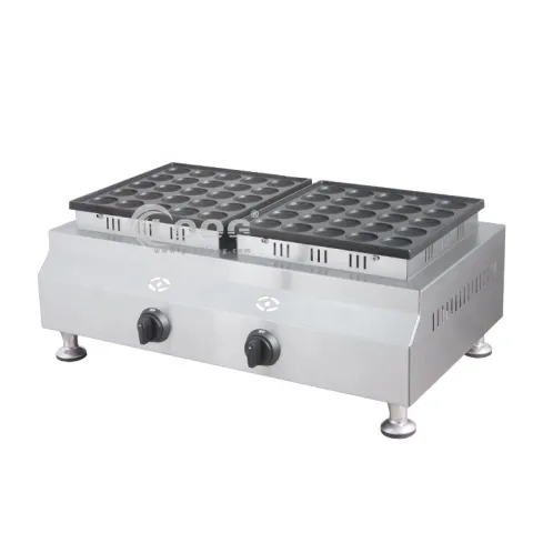 Oferta de equipo de cocina: sartén de gas para poffertjes con recubrimiento antiadherente, máquina comercial para hacer pequeños panqueques