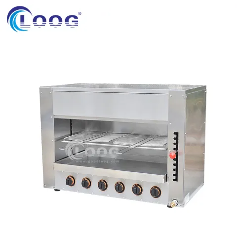 Kitchen Equipment Stainless Steel Commercial Salamander Grill Gas Infrared Salamander