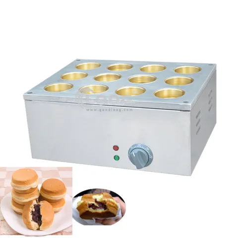 Commercial Catering Equipment Copper Obanyaki Machine Taiwan Street Food Electric Red Bean Cake Maker