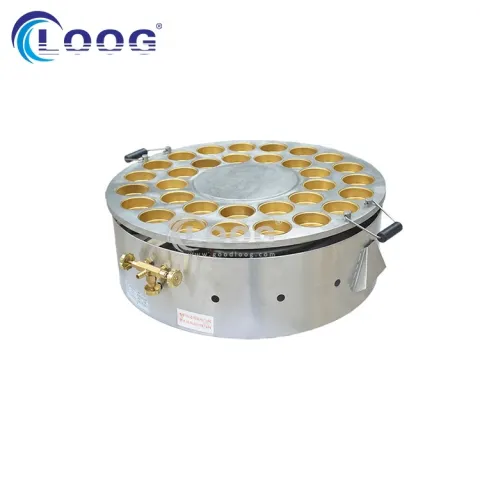 Popular Rotating 36 Holes Japanese Obanyaki Maker Gas Type Obanyaki Make Machine